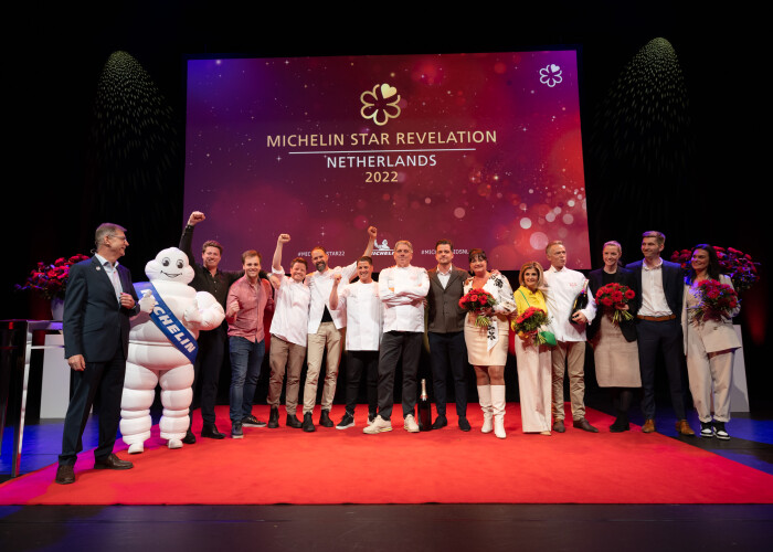 Drie nieuwe restaurants worden met twee sterren bekroond in de MICHELIN Gids Nederland 2022